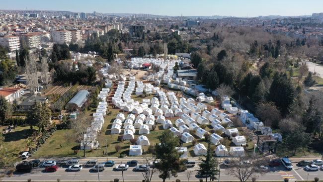 Gaziantep’te çadır kentler kuruluyor